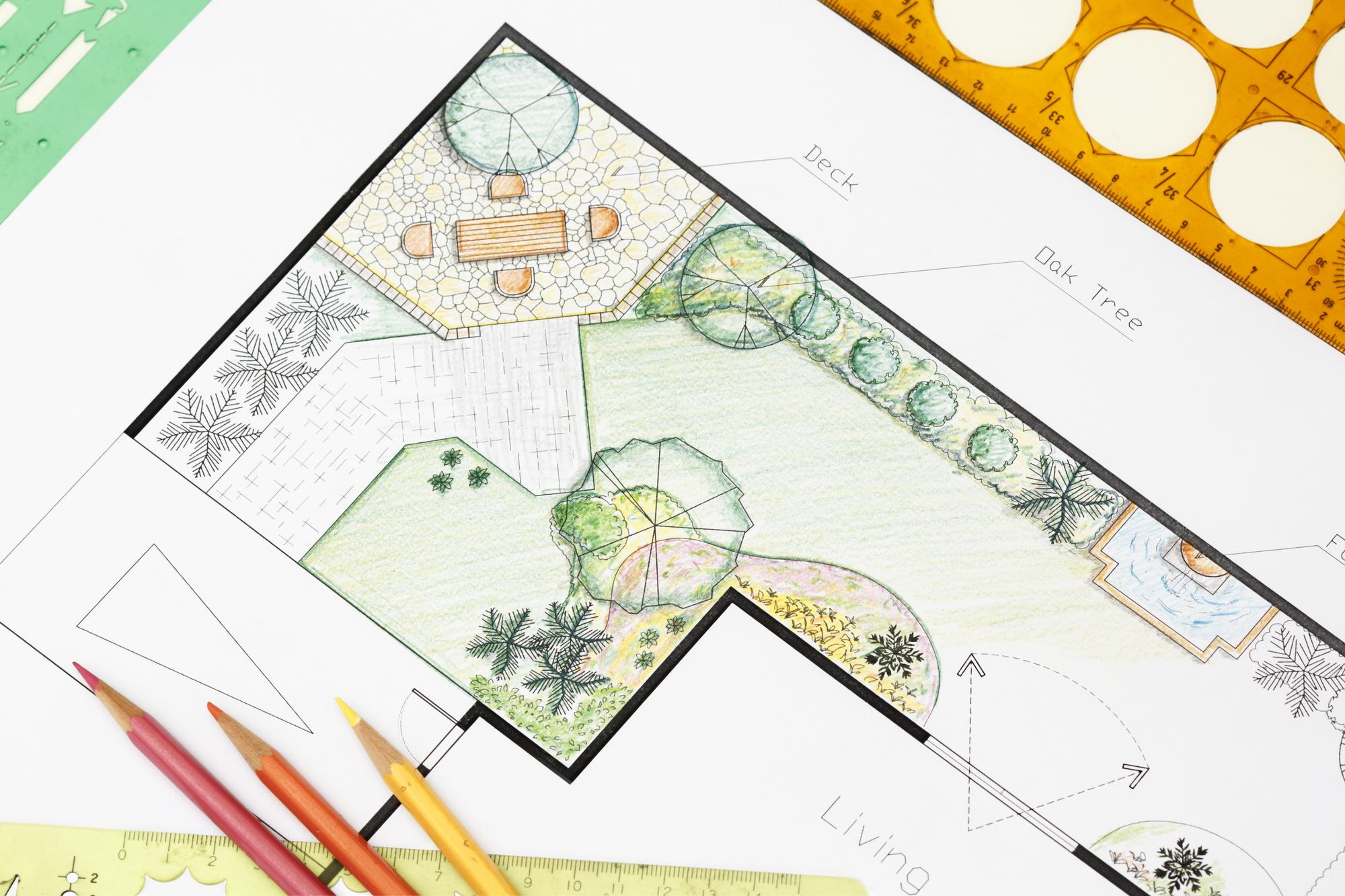 Landscape architect design garden plan Certified LC